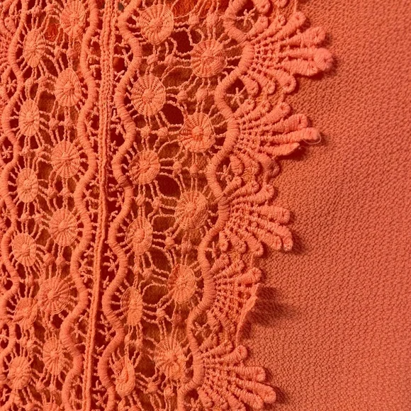 Women’s 3/4 sleeve peach blouse - Picture 3 of 4